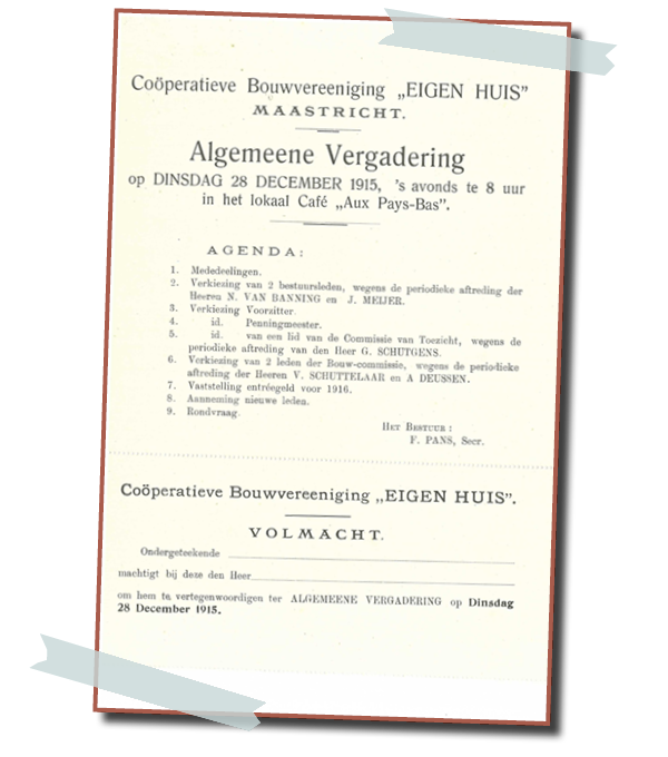 Algemeene Vergadering 1915